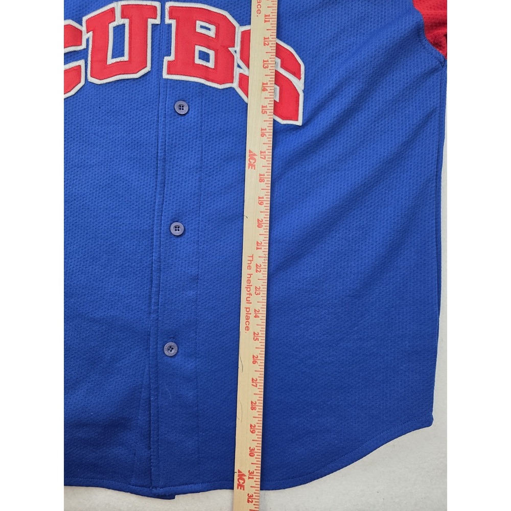 Vintage Chicago Cubs MLB Starter Baseball Jersey #6 "Massie" Stitched Size L VTG - Picture 8 of 8
